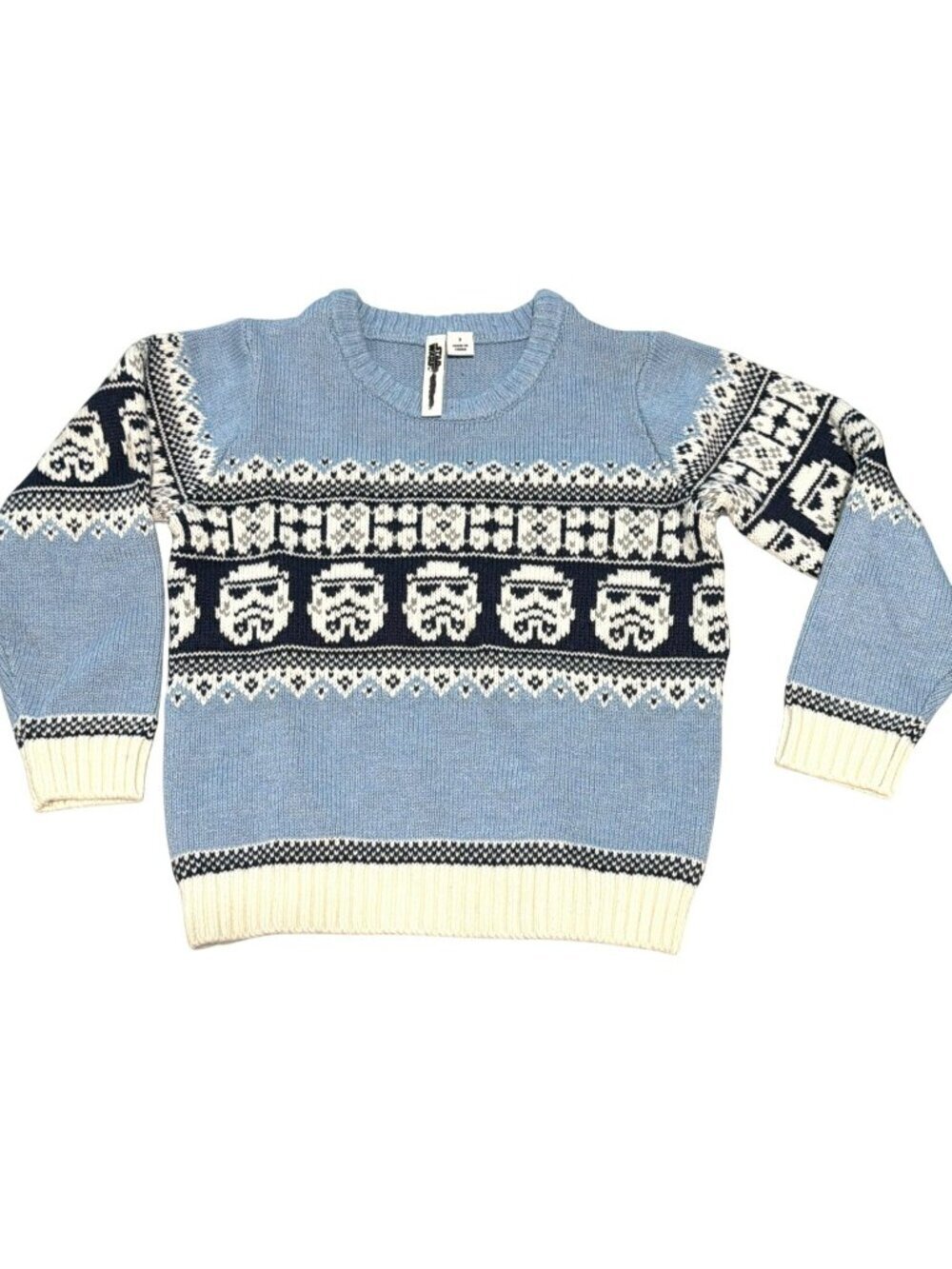 Janie & Jack Star Wars Collab Kids Sweater Size 3 Fair Isle Knit New